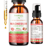 GREENPEOPLE Magnesium Complex Liquid Spray Strawberry Flavor 400mg of Magnesium Glycinate, Taurate, Malate & Oxide