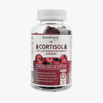 Cortisol Balance Gummies for Women – 15-in-1 Blend with Ashwagandha & Magnesium – Mood, Focus & Sleep Aid – 90 Count
