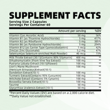 Supplement Facts – Liver Cleanse Detox with Milk Thistle & Herbs