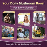 Vegan mushroom gummies for energy, focus, and immune support