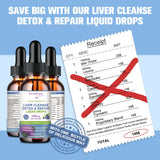 Third-party lab test report for Liver Cleanse Detox & Repair Drops