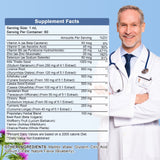Supplement Facts label for Liver Cleanse Detox & Repair Drops with herbal ingredients