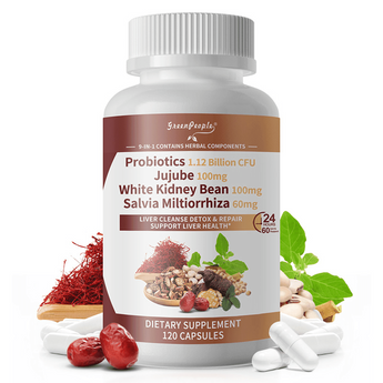 9-in-1 Liver Cleanse & Women’s Probiotic Supplement | 467 Billion CFU | 120 Capsules