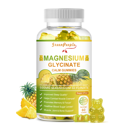 Magnesium Glycinate Gummies 400mg Supplement for Sleep