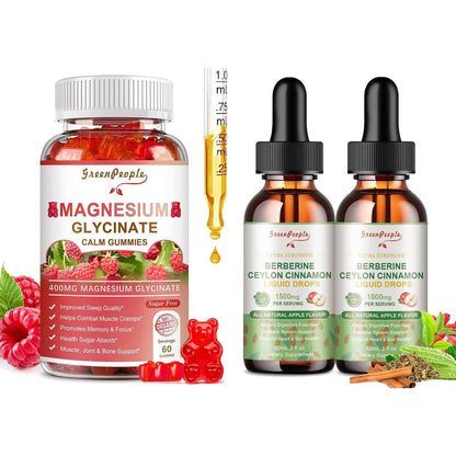 Magnesium Glycinate & Berberine Liquid Supplement