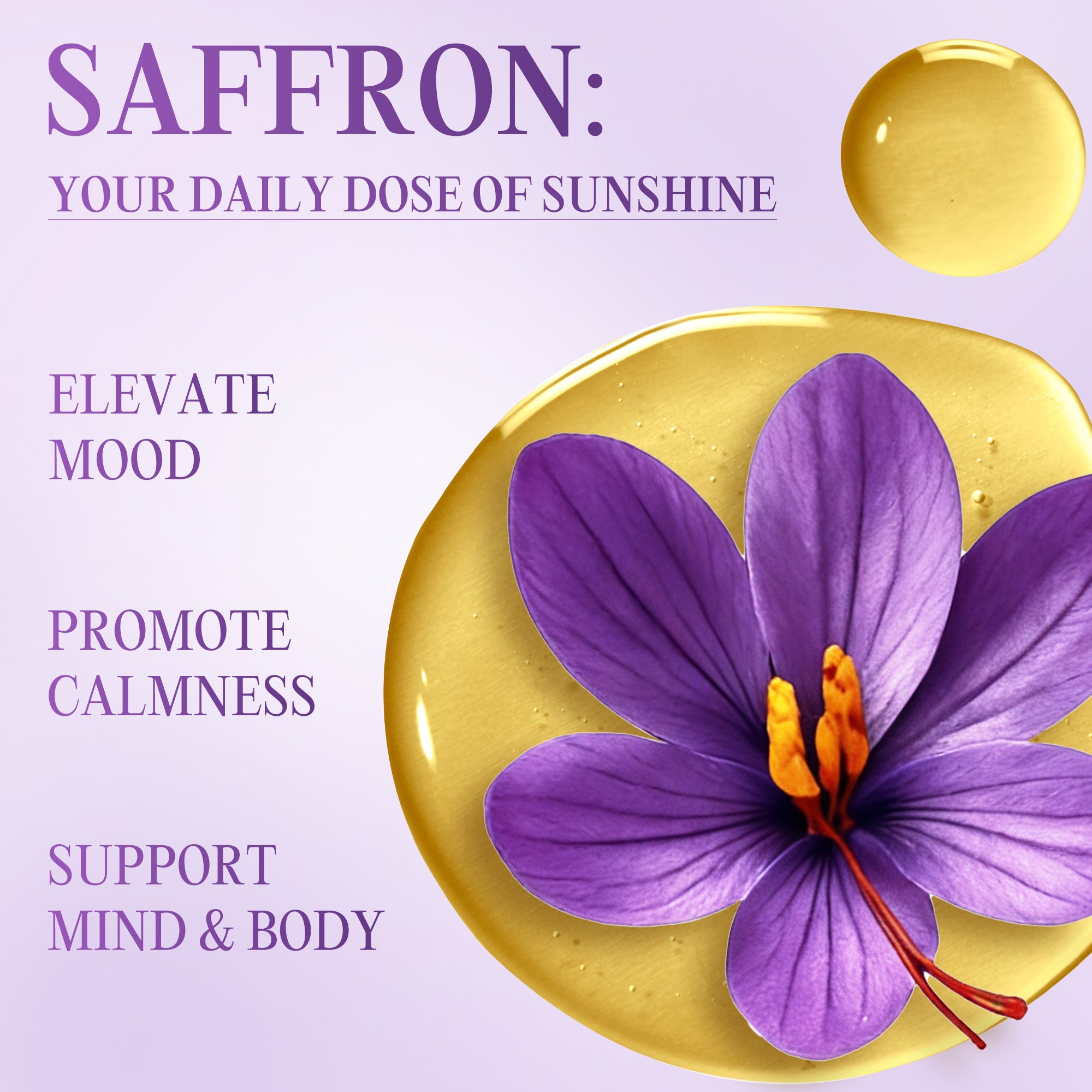 24-in-1 Saffron Extract Liquid Drops | 60mL
