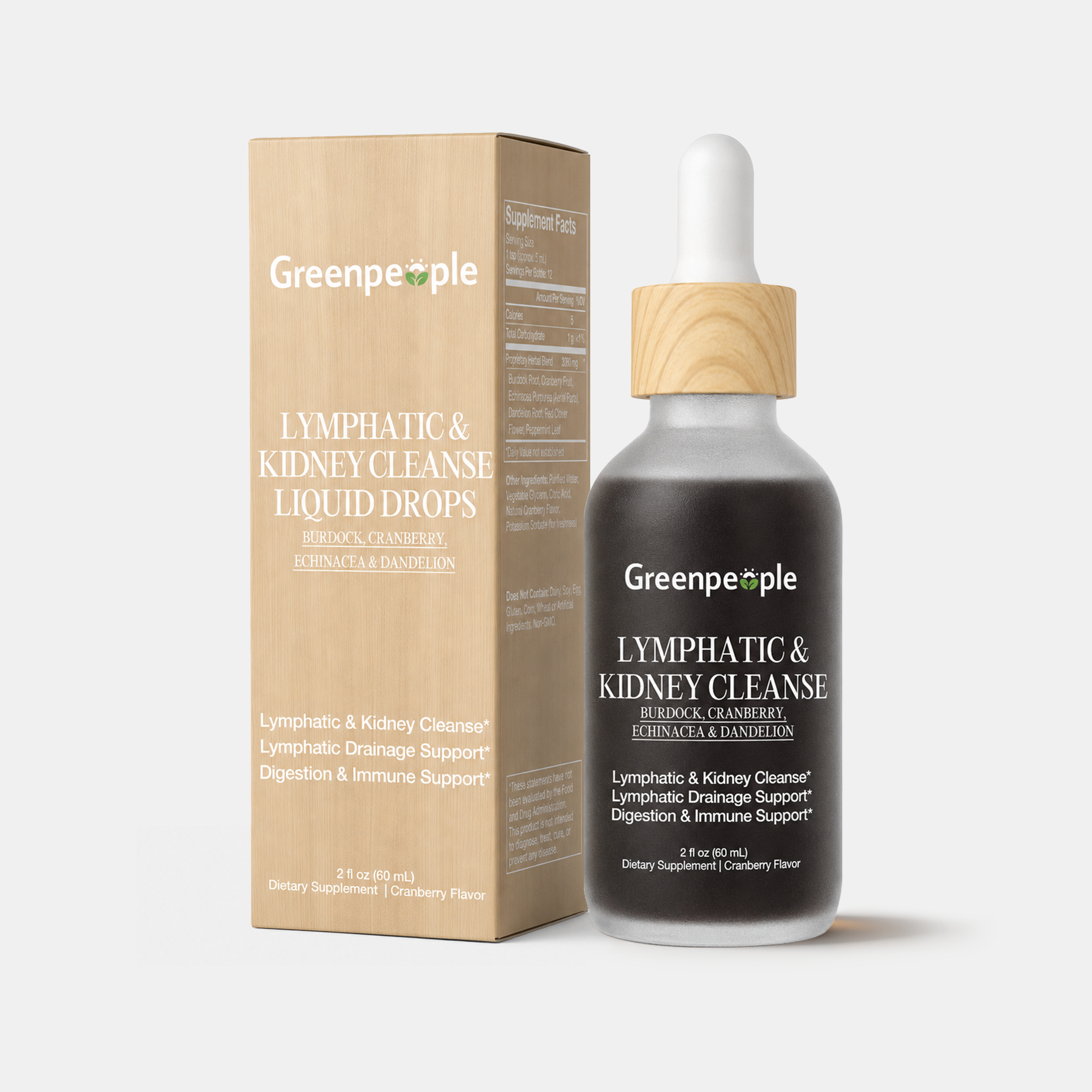 Lymphatic Drainage & Kidney Cleanse Detox Drops | 2 fl oz (60 mL)