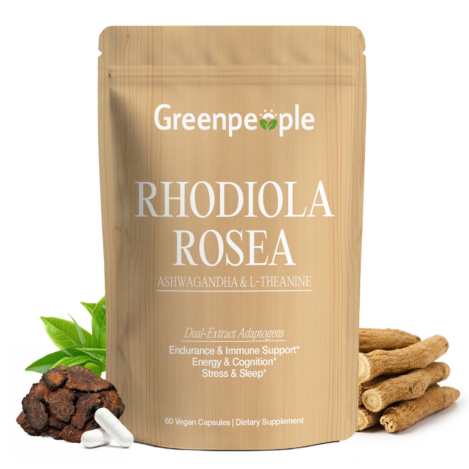 Rhodiola Rosea Complex | Stress, Energy & Focus – 60 Vegan Capsules
