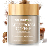 GREENPEOPLE Mushroom Blend Powder Supplement for Coffee & Smoothies - GreenPeople