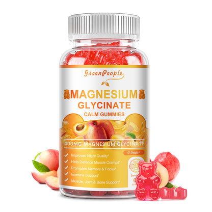 Magnesium Glycinate Gummies 400mg Supplement for Sleep