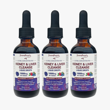 Kidney liver cleanse liquid drop 3 bottles