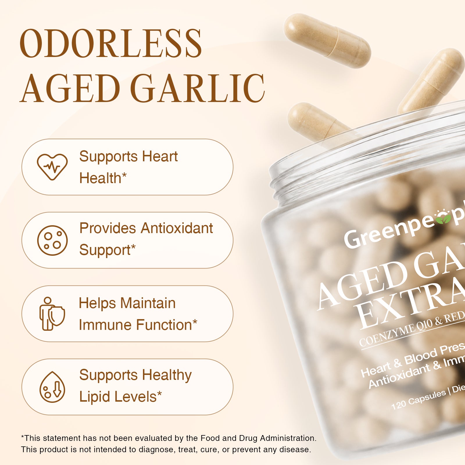 Aged Garlic Extract Capsules | 120pcs