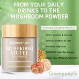 GREENPEOPLE Mushroom Blend Powder Supplement for Coffee & Smoothies - GreenPeople