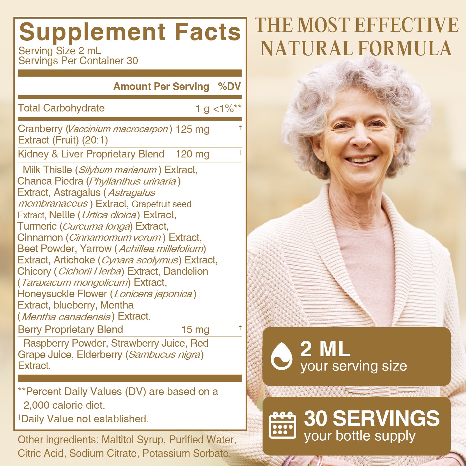20-in-1 Kidney & Liver Drops | 60mL