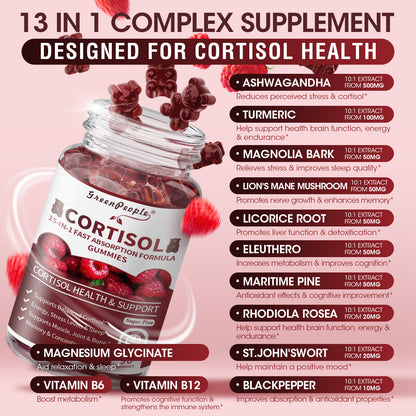 15-in- 1 Cortisol Reducer Detox Manager Supplements for Women 90 counts