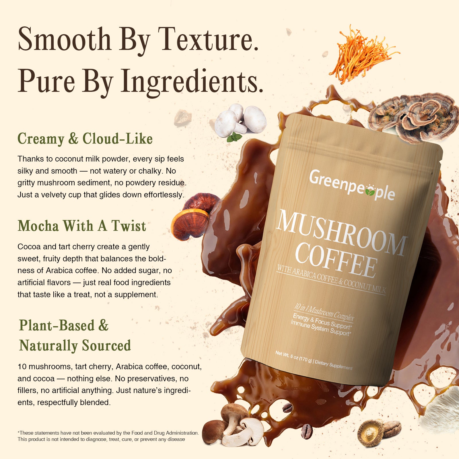 10-in-1 Complex Mushroom Coffee | 170g