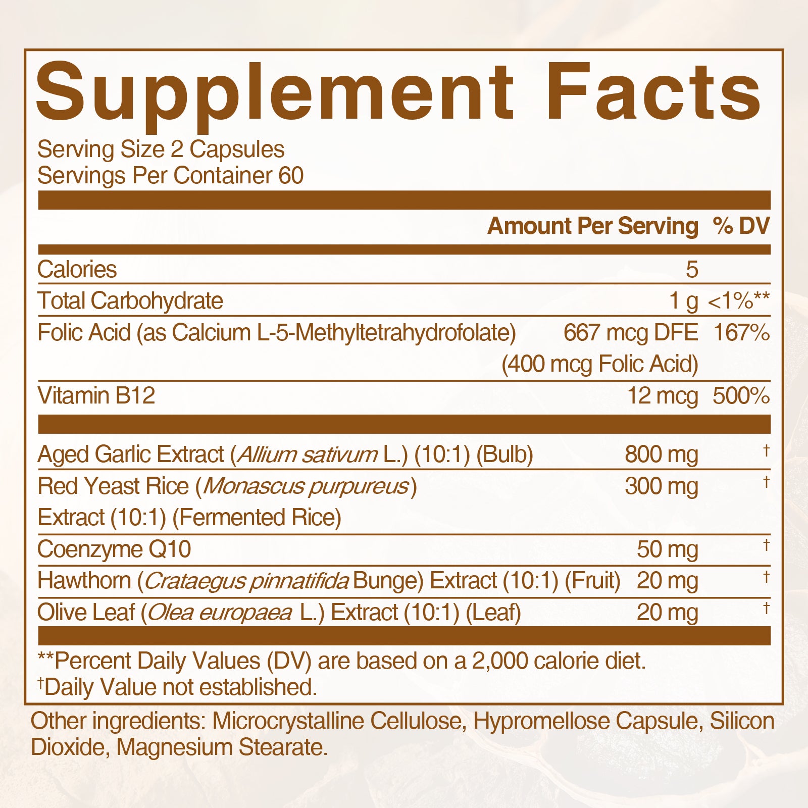 Aged Garlic Extract Capsules | 120pcs