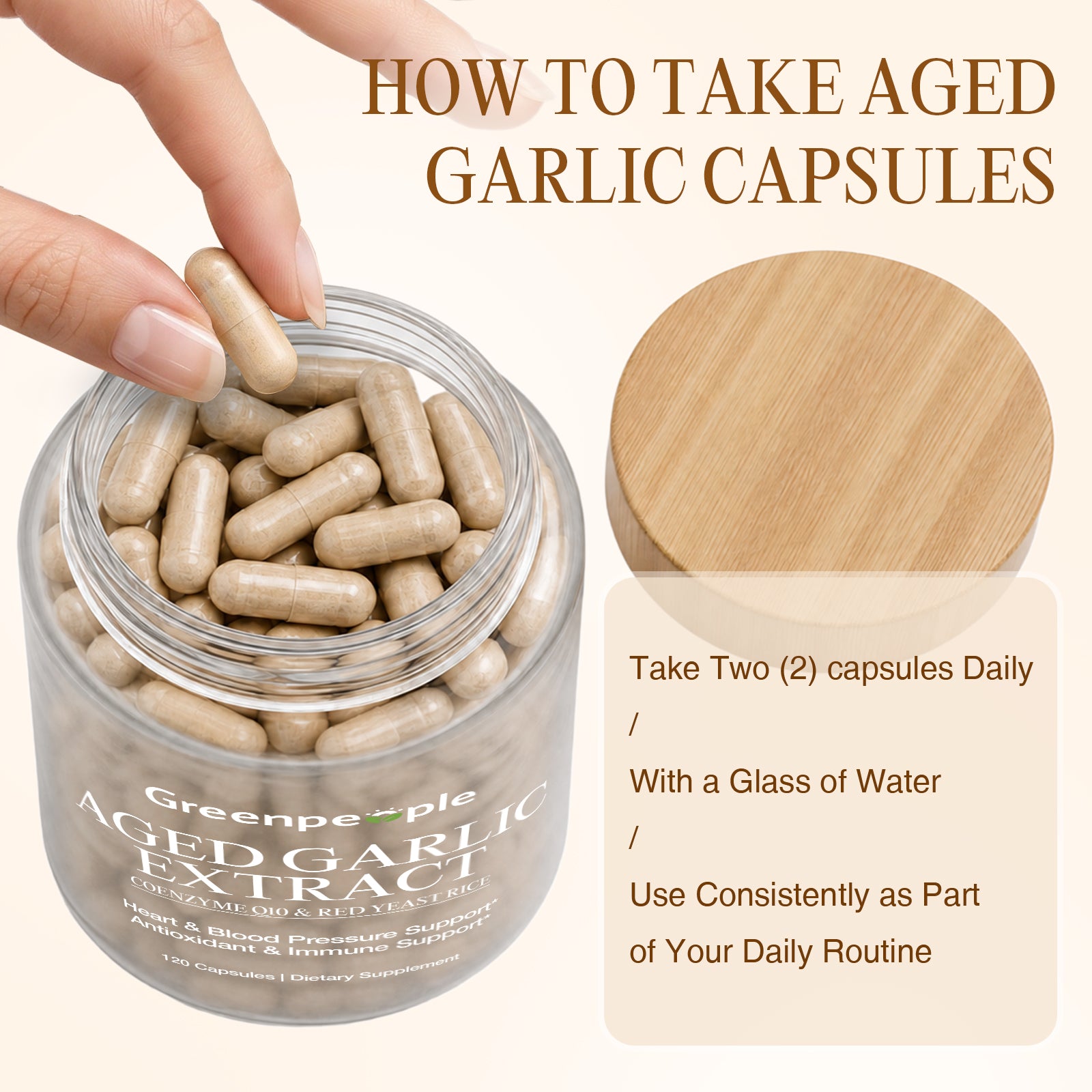 Aged Garlic Extract Capsules | 120pcs