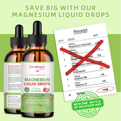 Liquid magnesium supplement for sleep