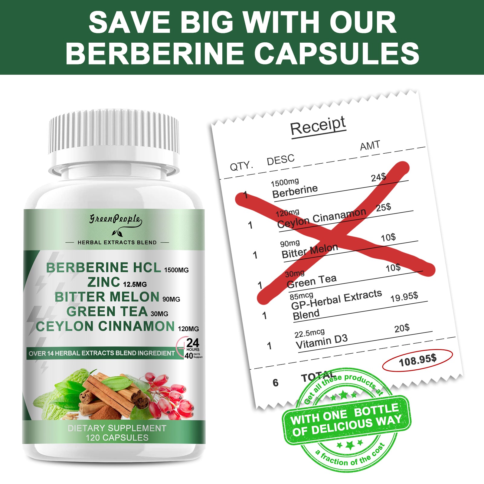 GreenPeople Heart & Metabolism Pack – GreenPeople Berberine + Liposomal Berberine - GreenPeople