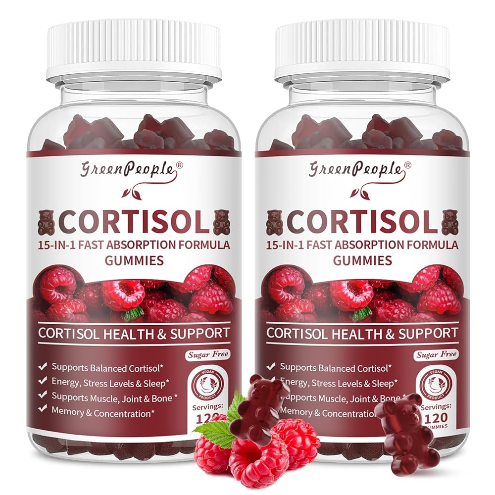 Cortisol Supplements for Women Reducer Detox Manager for Mood Focus & Sleep 2 Packs