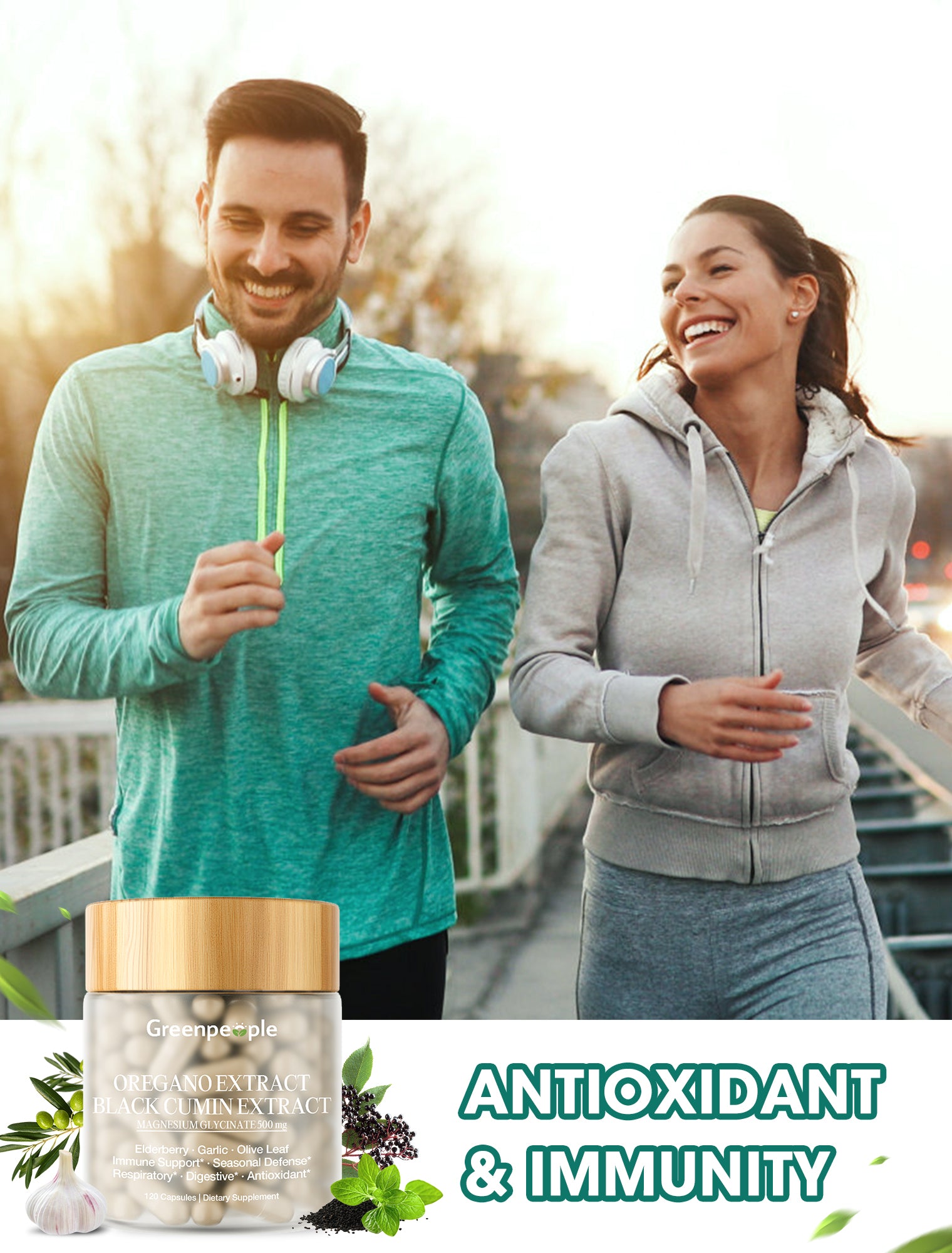 11-in-1 Oregano Oil & Black Seed Oil Complex | 120 pcs