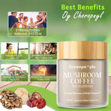 GREENPEOPLE Mushroom Blend Powder Supplement for Coffee & Smoothies - GreenPeople