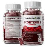 GreenPeople Cortisol Supplements for Women | Cortisol Support Gummies | 14-in-1 Fast Absorption Formula | Sleep & Energy Support | 60CT - GreenPeople