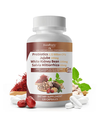 9-in-1 Liver Cleanse & Women’s Probiotic Supplement | 467 Billion CFU | 120 Capsules