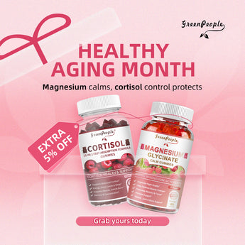 Sleep & Stress Pack – Magnesium Gummies + Cortisol Balance Gummies | GreenPeople