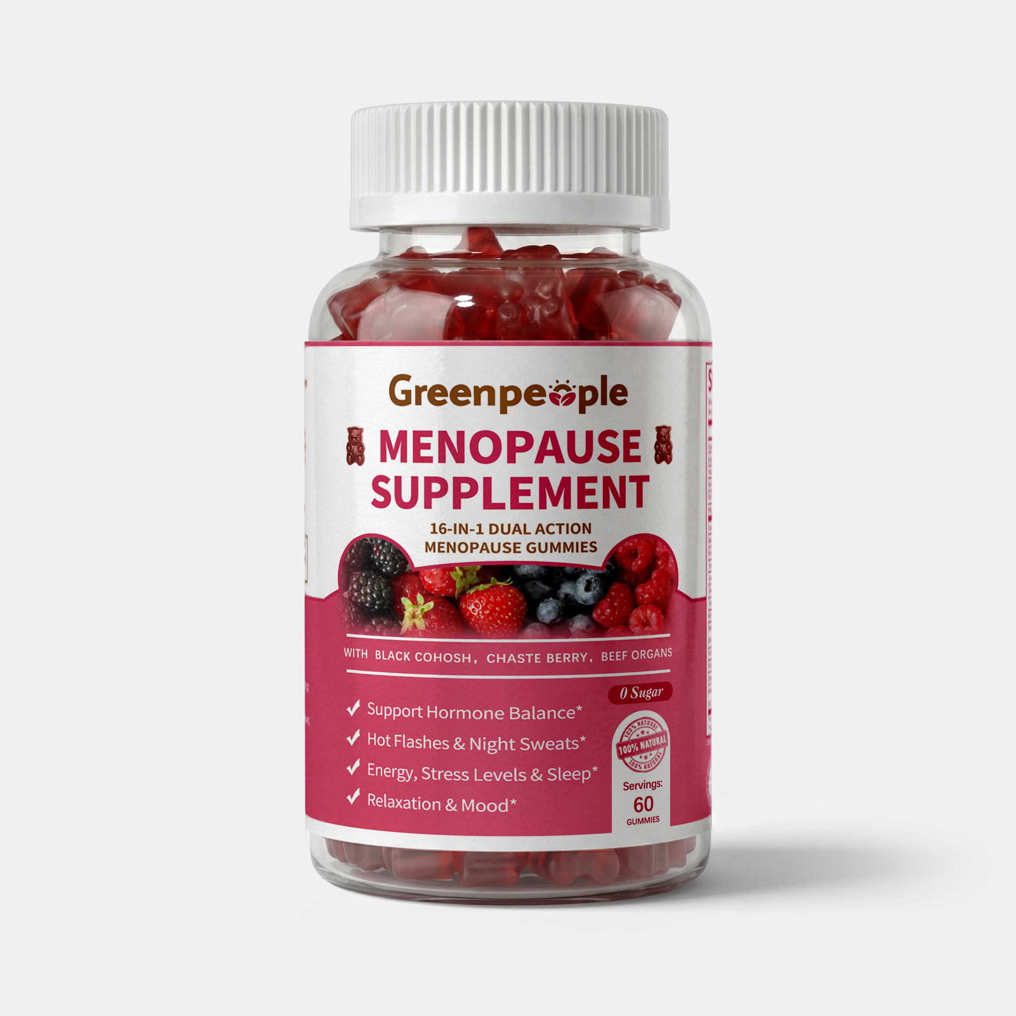 Menopause Relief Gummies | 60 Counts