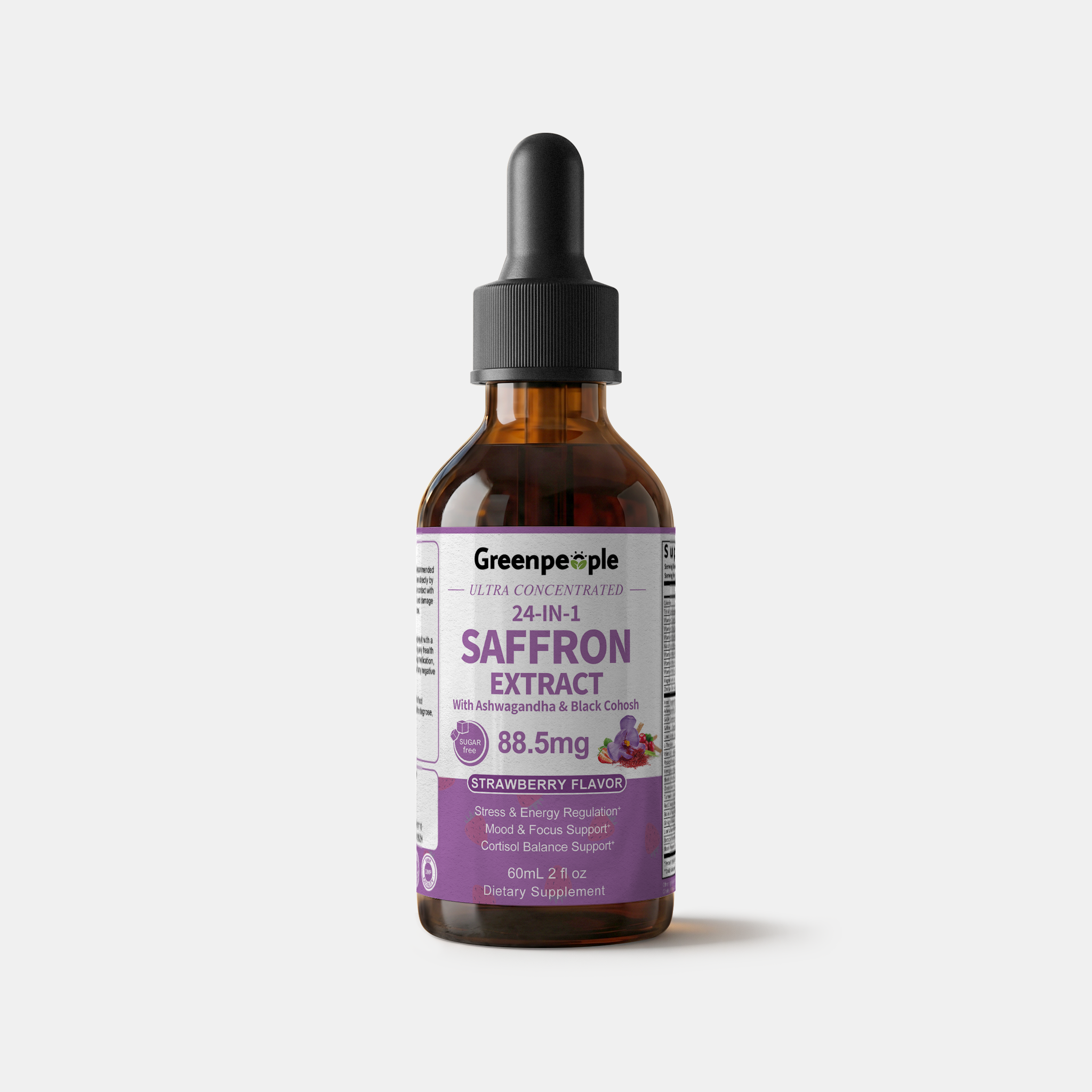 24-in-1 Saffron Extract Liquid Drops | 60mL