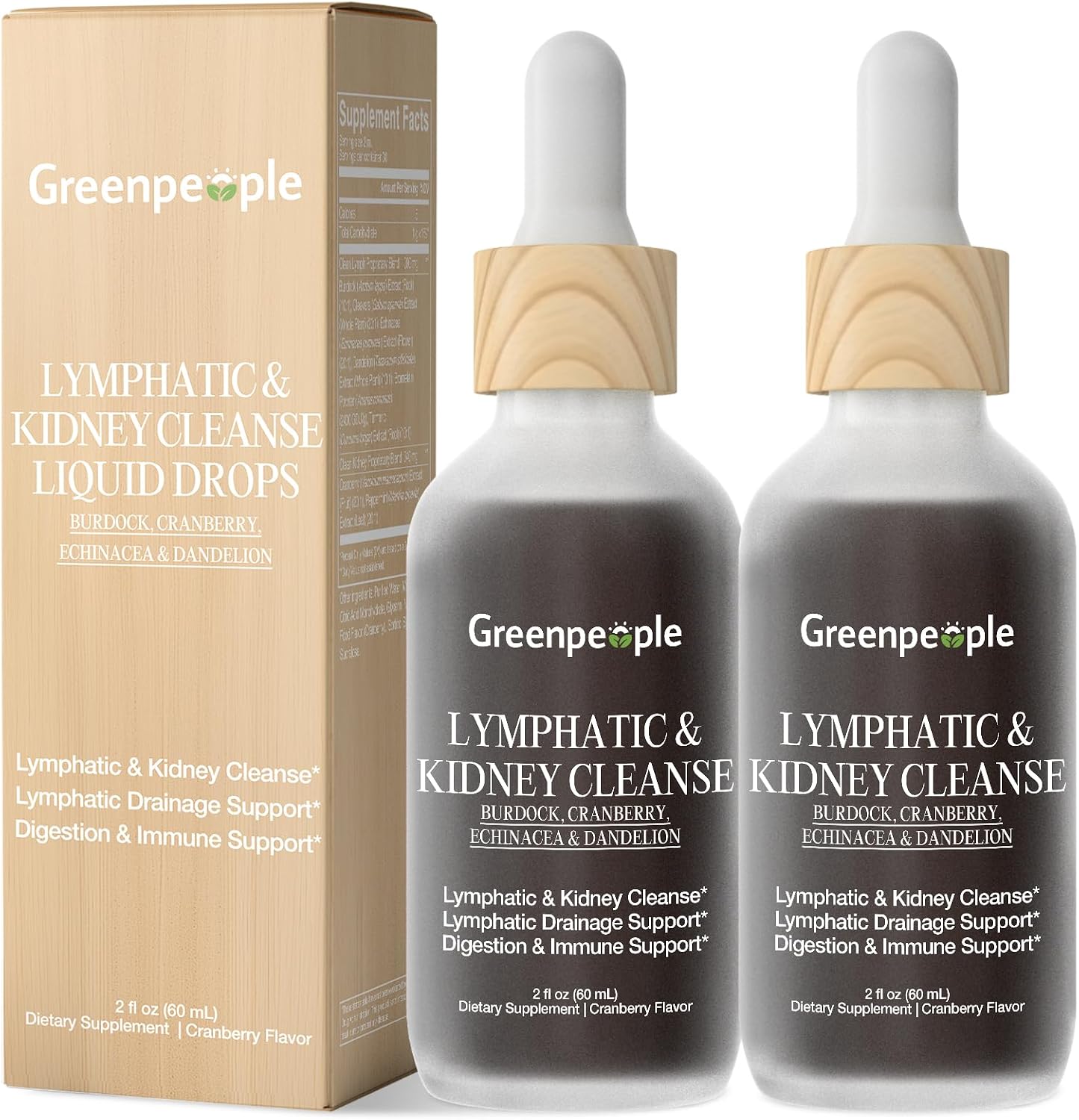 Lymphatic Drainage & Kidney Cleanse Detox Drops | 4 fl oz (120 mL)