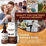 Herbal Digestive Drops by GreenPeople, black walnut and wormwood liquid supplement for gut health, 2 fl oz bottle.