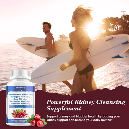 GREENPEOPLE Herbal Kidney Cleanse Detox & Repair Capsules