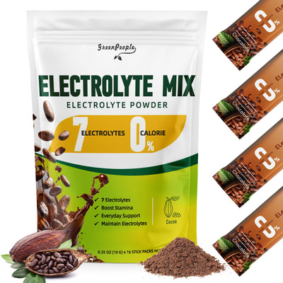 Zero Sugar Electrolyte Powder Mix Cocoa Flavor