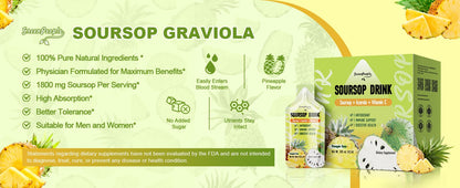 GreenPeople Soursop & Acerola Liquid Supplement Vitamin C Drink 10 Packets