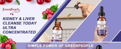 Kidney & Liver Cleanse Liquid Drops Blueberry Flavor for Digest