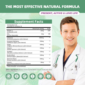 Lymphatic Drainage Drops, 10-in-1 Lymphatic Supplements with Echinacea & Burdock Root- Immune & Detox Boost, Advanced Absorption, Non-GMO (2 fl oz, 2 Pack)