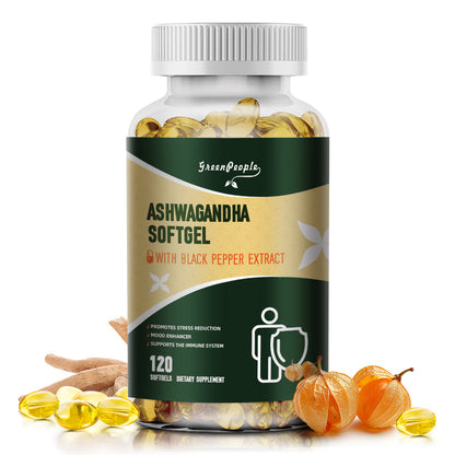 GreenPeople Ashwagandha Root Extract 2100mg with Organic Black Pepper