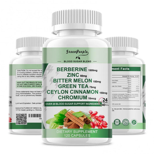 Green People Berberine Zinc Dietary Supplement Capsule