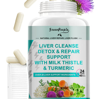 GREENPEOPLE Capsules with Silymarin Milk Thistle